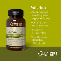 Valerian root extract for sleep support and relaxation