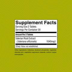 Valerian root promoting relaxation and nervous system calm