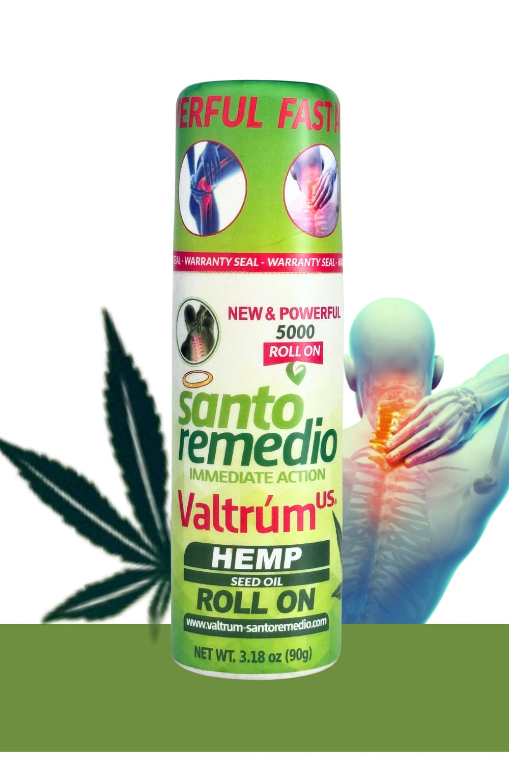 Valtrum Santo Remedio roll-on bottle