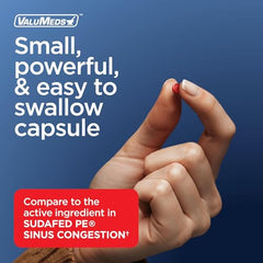 ValuMeds packs 300-count display highlighting convenient stocking up.