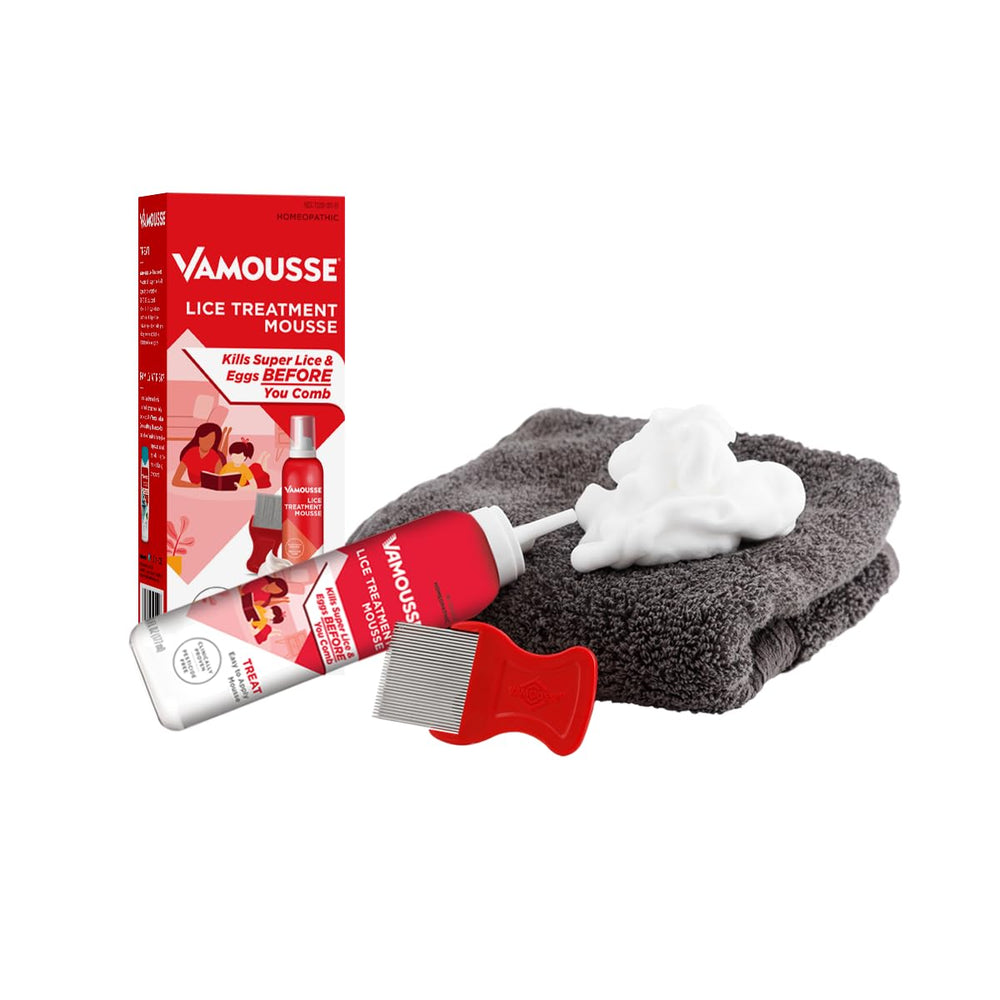 Vamousse mousse solution close-up shows creamy foam consistency