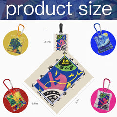 Vincent van Gogh The Starry Night art print on cleaning cloth