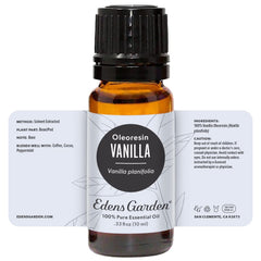 GC-MS report document for Edens Garden vanilla oleoresin
