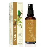 Aromafume Vanilla Room Spray bottle with vanilla beans