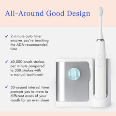 UV sanitizing charging base for Vanity Planet Elements toothbrush