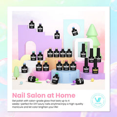 Vanreesa at-home manicure setup emphasizes easy DIY application.