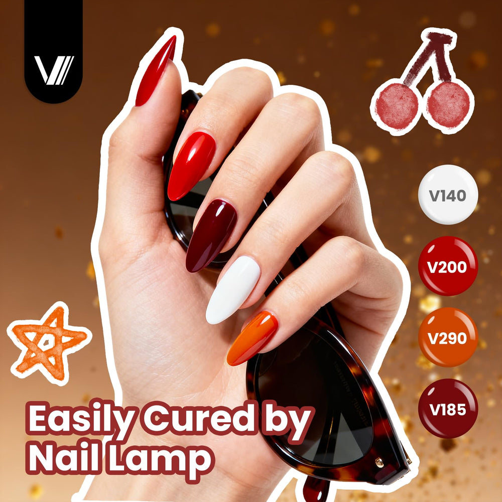 VANREESA gray gel nail polish for modern minimalist nails.