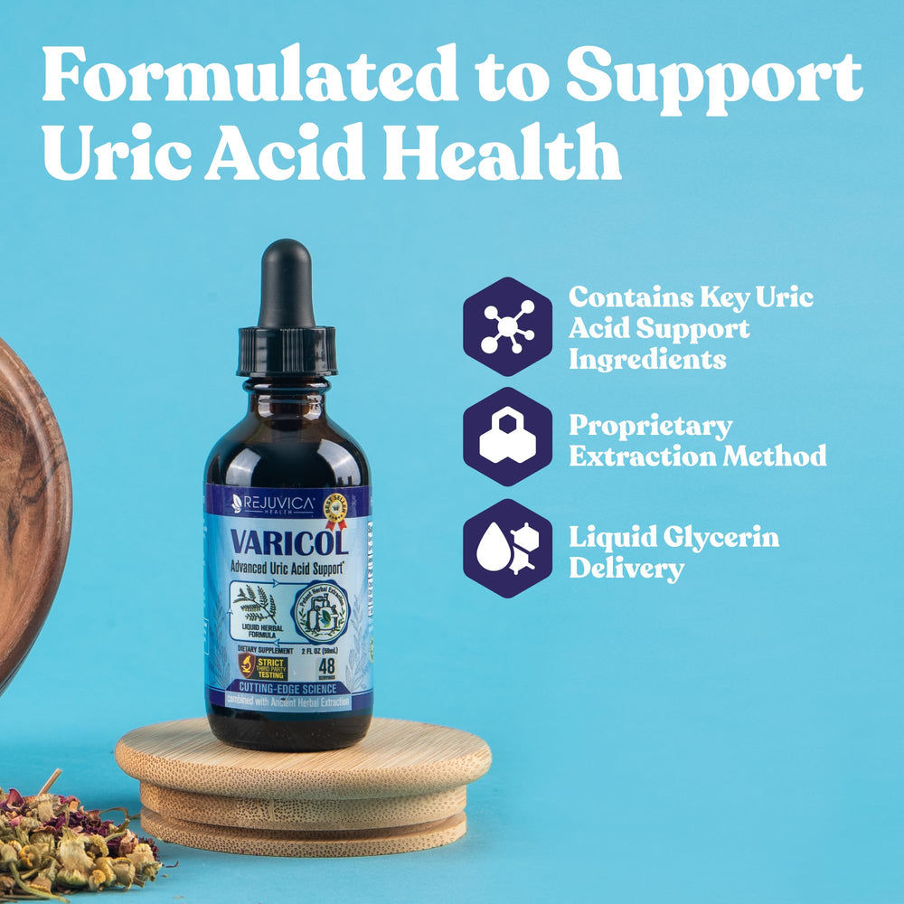 Ingredients: Tart Cherry, Chanca Piedra, Celery Seed, Nettle Leaf, Ginger Root and Devils Claw