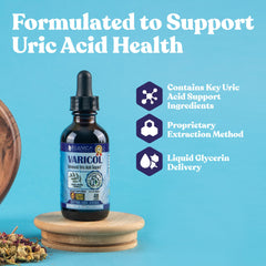 Ingredients: Tart Cherry, Chanca Piedra, Celery Seed, Nettle Leaf, Ginger Root and Devils Claw