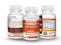 Vasak powder bottle with label