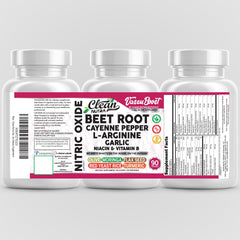 Product packaging and bottle display for VascuBoost