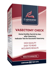 Vasectomy Home Test Kit packaging with two tests