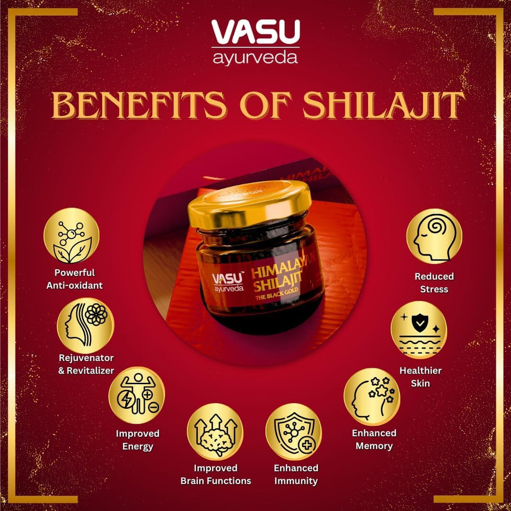 Graphic showing 85+ trace minerals in Shilajit