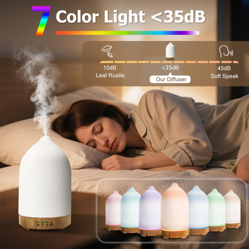 Vasysvi diffuser displaying 100ml water tank capacity