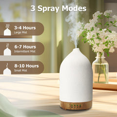 Vasysvi diffuser operating quietly for focused work