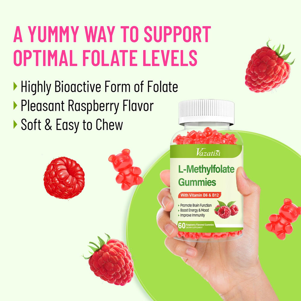 Ingredients panel for Vazatisi L-Methylfolate Gummies