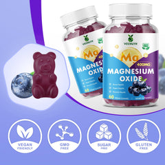 Manufactured in GMP-certified facility for VCCHUYH Magnesium Oxide Gummies