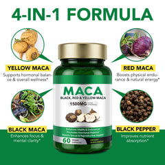 Natural ingredients and vegetarian capsules