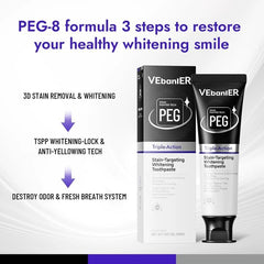 3D stain removal system with dual silica and pumice