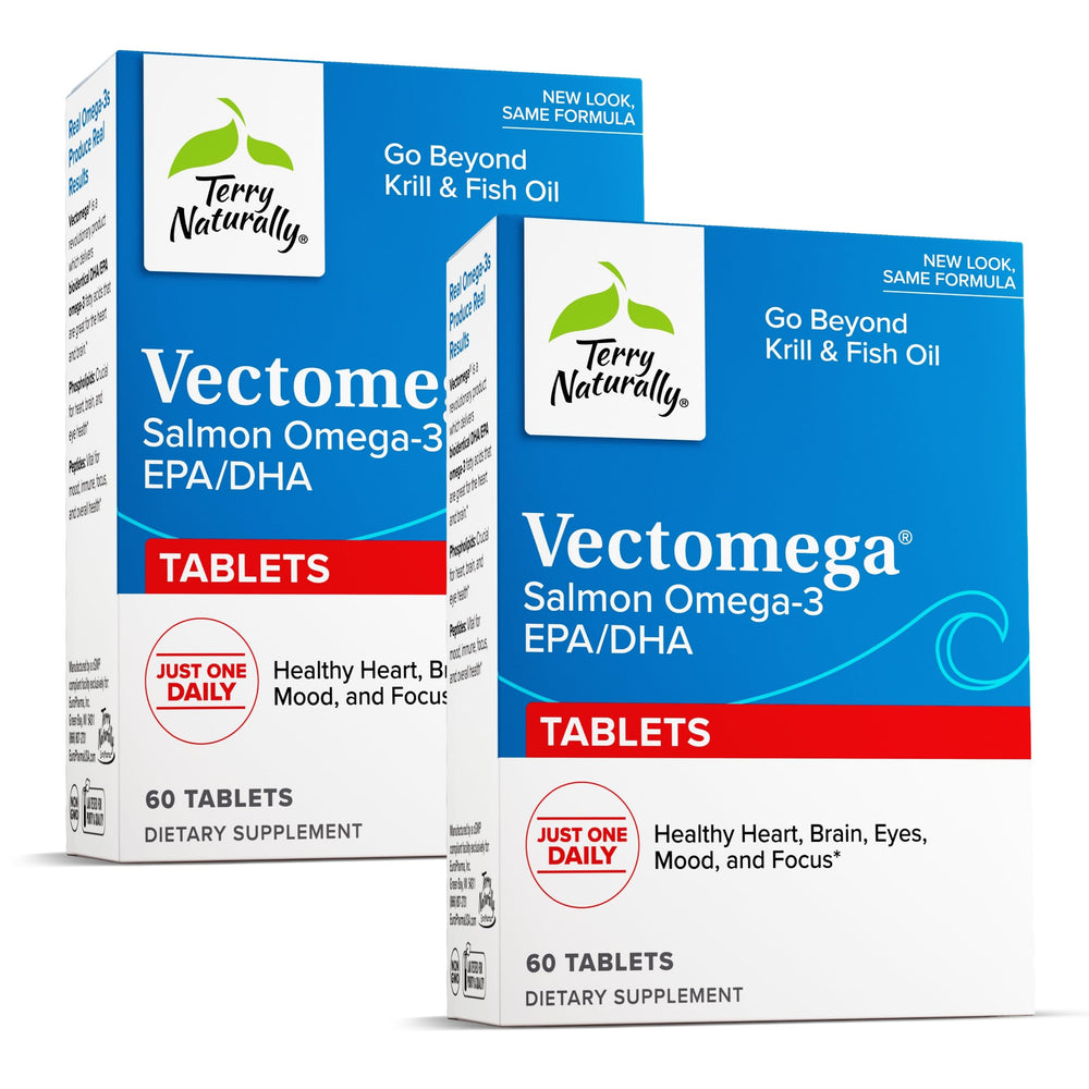 Vectomega EPA and DHA tablets for brain and heart health