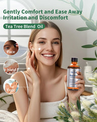 VEDA TINDA SCENT tea tree oil skin application for purifying pores and refreshed skin