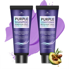 VedoAID purple conditioner bottle emphasizing moisture retention and tone.