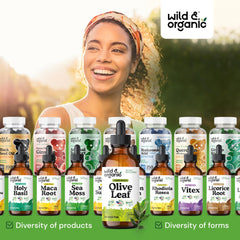 Vegan, alcohol-free olive leaf extract