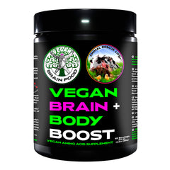 Product front image: Vegan Brain Food bottle, 300g, 40 servings