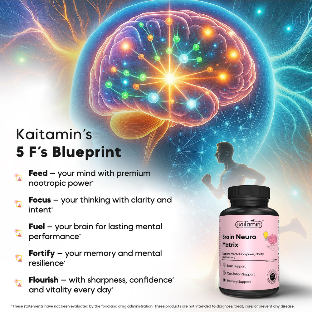 Vegan, caffeine-free nootropic label