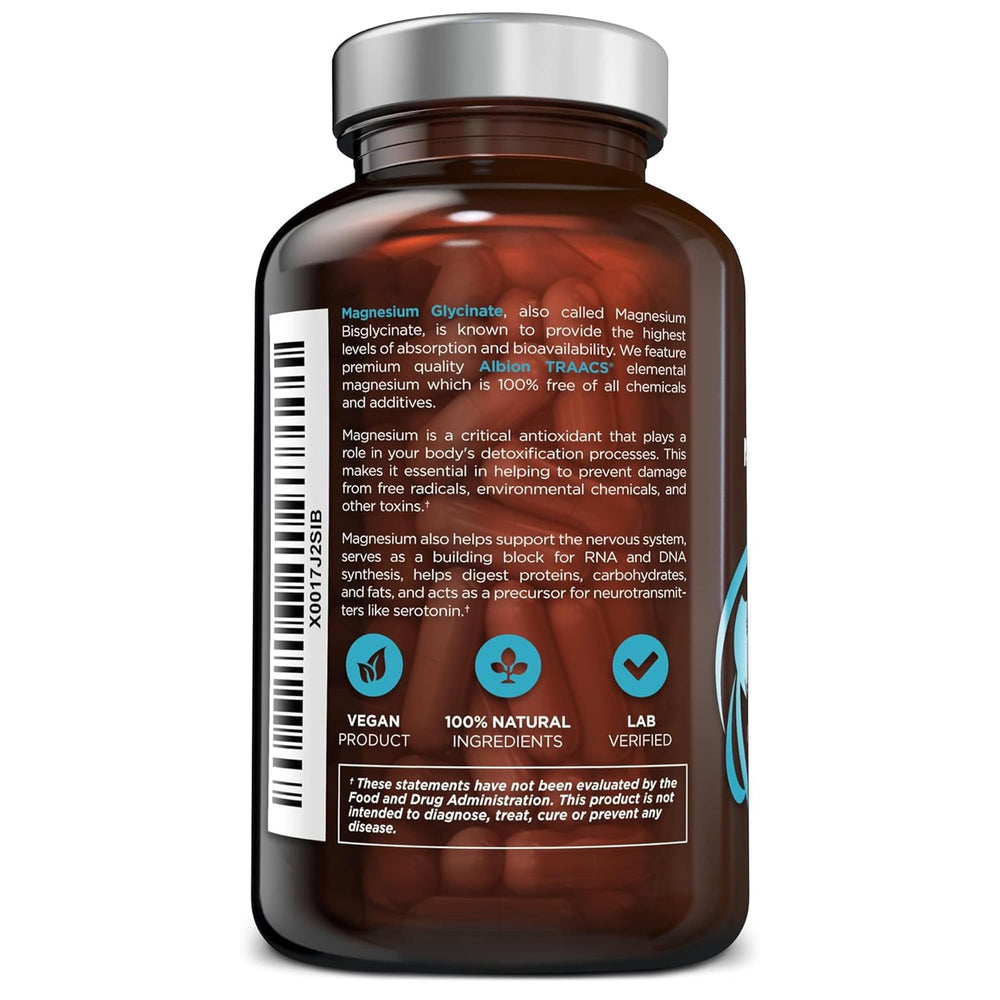 Vegan capsules of OmniBiotics magnesium glycinate