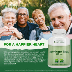 Vegan-friendly Hawthorn Berry capsules