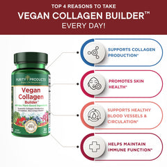 Front view of Vegan Collagen Builder bottle