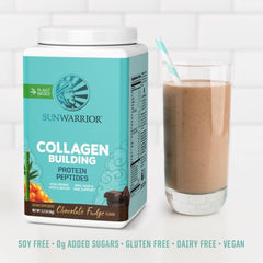 Serving suggestion with glass of plant-based milk