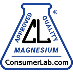 Vegan-friendly magnesium glycinate supplement label