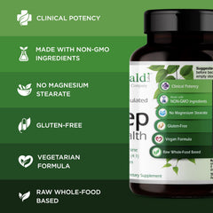 60 vegan, gluten-free vegetable capsules bottle