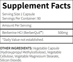 Vegan, gluten-free, GMO-free berberine supplement
