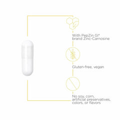 Vegan and gluten-free dietary supplement label