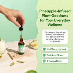 Vegan-friendly green tea supplement packaging