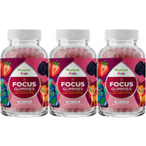 Front view of Vegan Kids Focus Gummies packaging