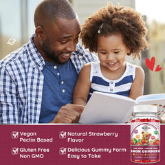 Vegan iron gummies for kids with no gelatin