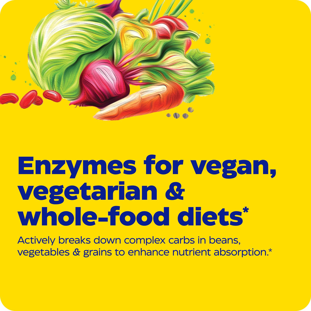 Vegan, kosher, gluten-free digestive enzymes