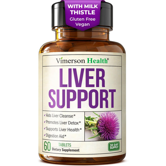 Front view of Vegan Liver Cleanse Detox & Repair bottle