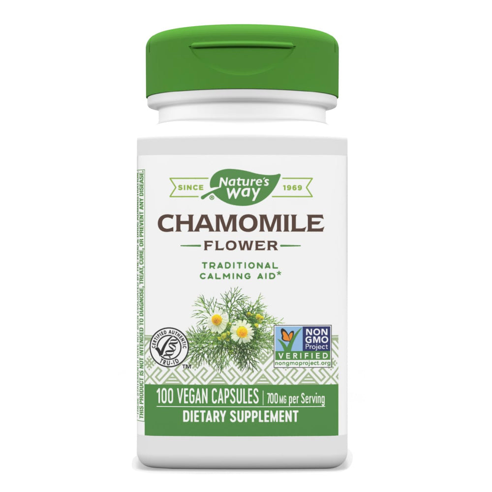 Vegan, non-GMO capsules for Chamomile supplement