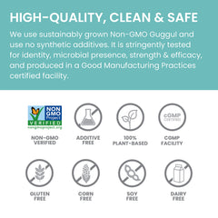 Vegan, non-GMO, gluten-free Guggul supplement