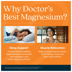 Vegan, non-GMO, gluten-free, soy-free magnesium supplement label