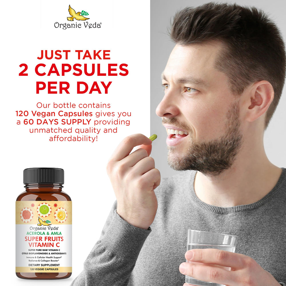 Lifestyle image showing vegan pills and wellness theme