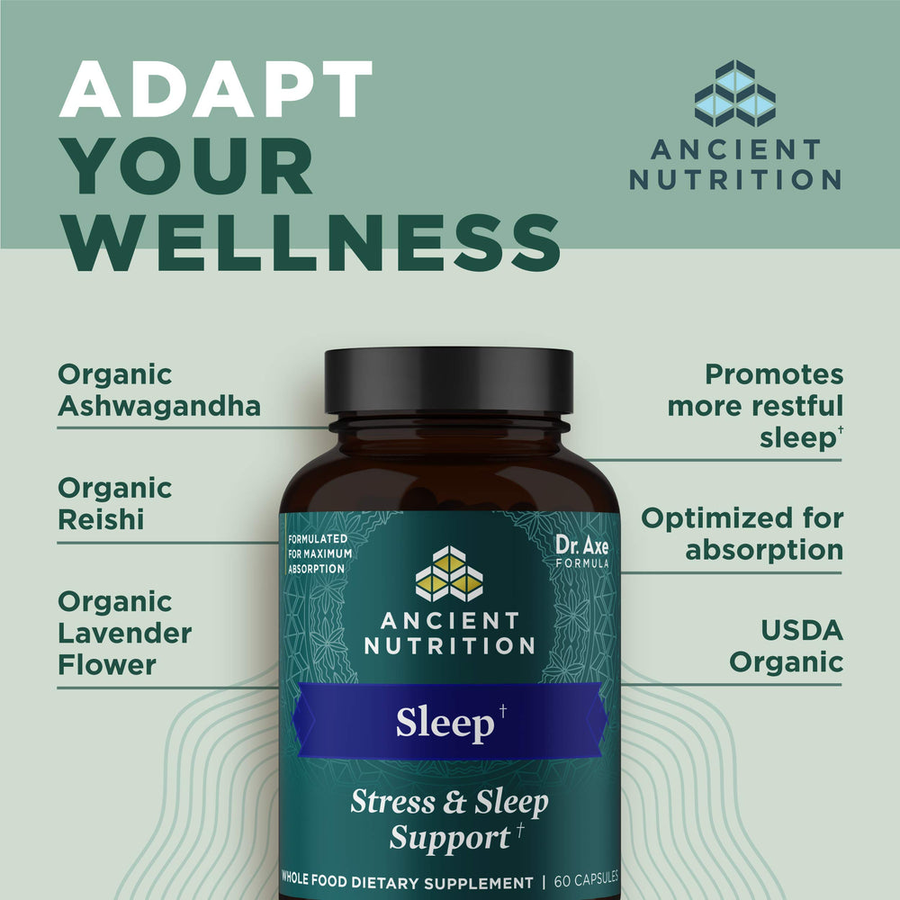 Vegan and vegetarian friendly Ashwagandha sleep support