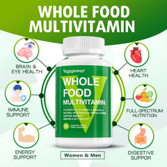 Plant omegas included in VEGEPOWER multivitamin