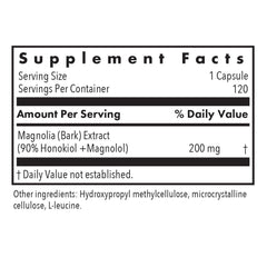 Vegetarian capsule containing Magnolia extract - gluten-free