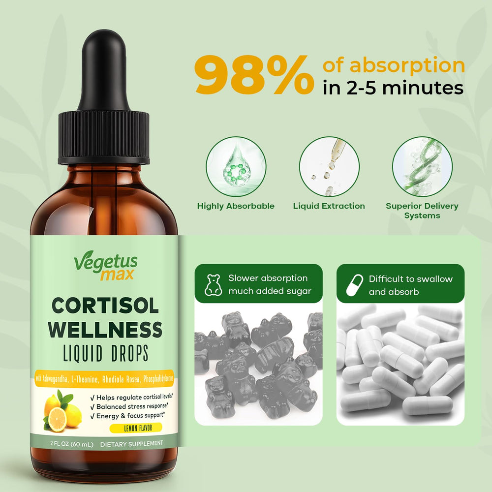 Phosphatidylserine for cognitive support in VEGETUSMAX Cortisol Drops